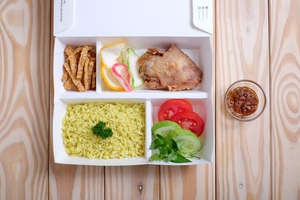 kulina nasi kuning ayam goreng tepung